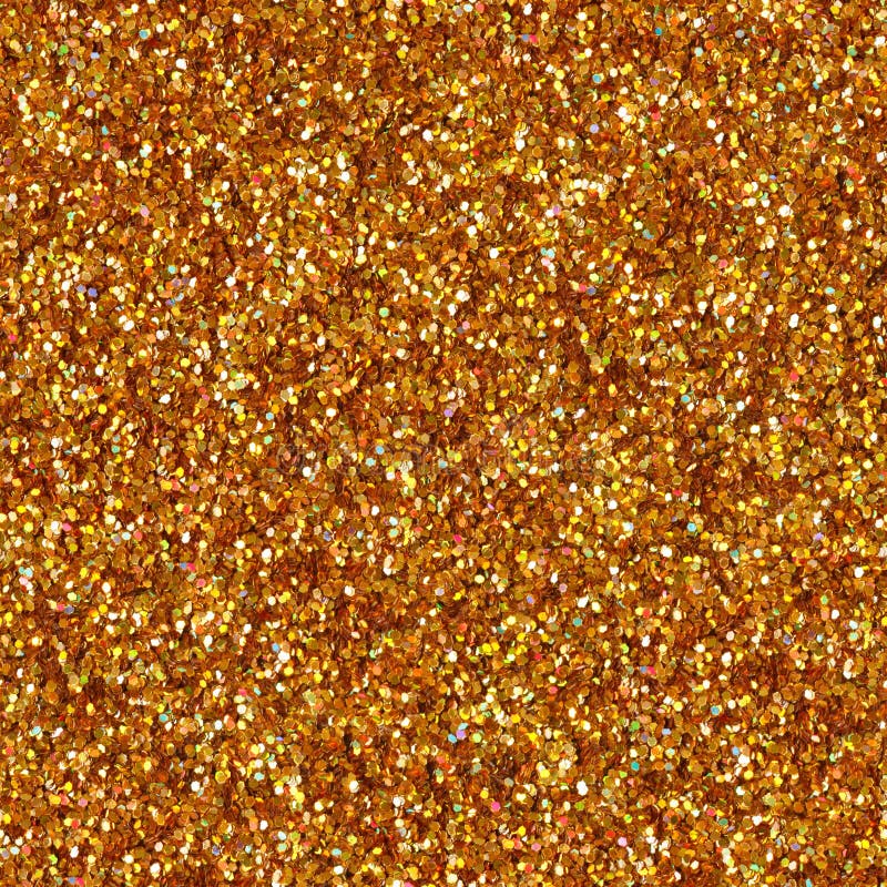 Abstract Bright Orange Glitter Background. Seamless Texture. Stock