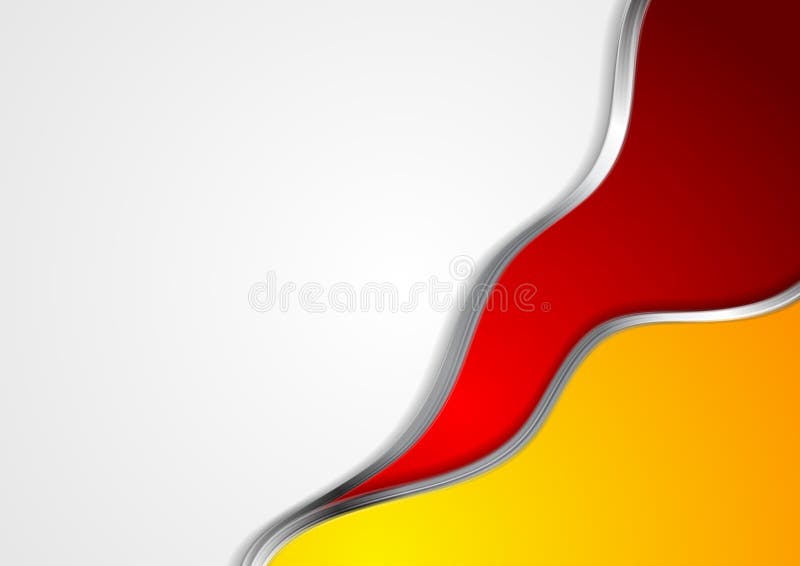 Abstract bright wavy background with silver lines. vector metallic waves background