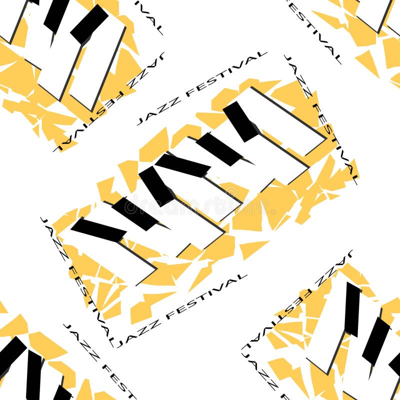 Abstract brochuremalplaatje met het festival van de jazzmuziek Het Festival van de muziek De vectorvlieger van het jazzoverleg Na royalty-vrije illustratie Abstract brochuremalplaatje met het festival van de jazzmuziek Het Festival van de muziek De vectorvlieger van het jazzoverleg Na royalty-vrije illustratie