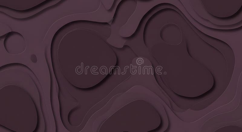 Abstract Brown Paper Cutout Background: Layered 3D Design vector illustration