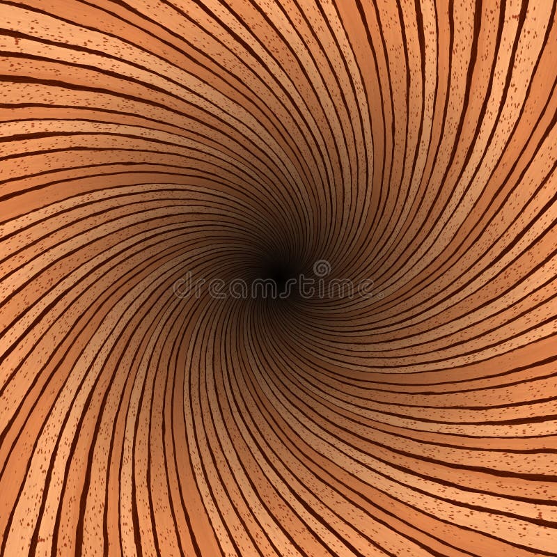 Abstract brown tunnel background with stripes vector illustration