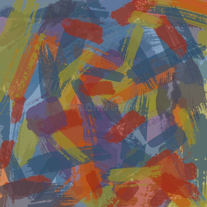 Abstract brush painting stock illustration. Illustration of frame 25386819