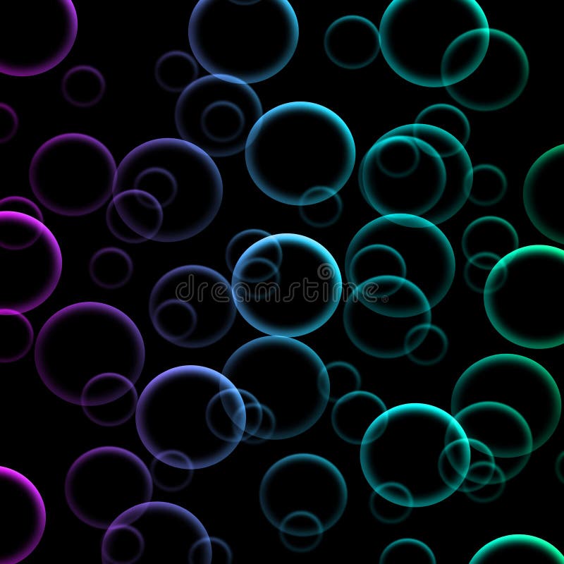 Abstract bubble background