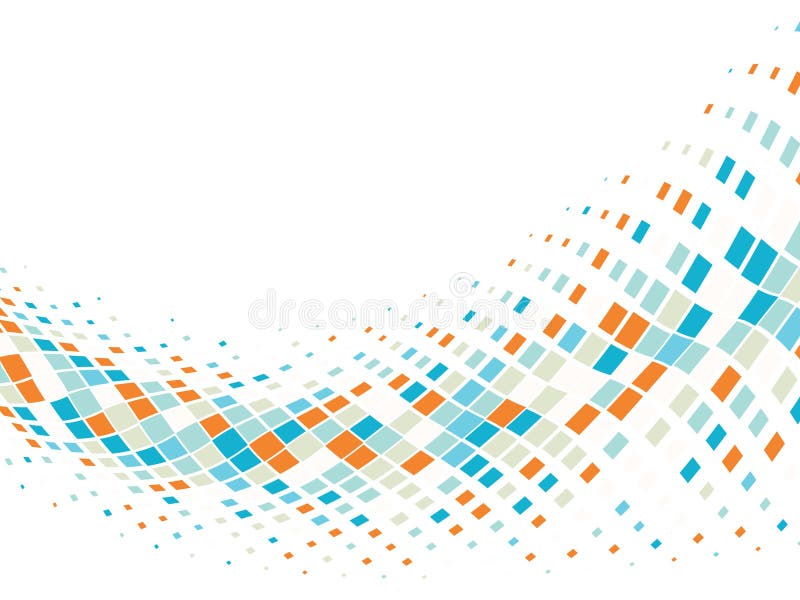 Abstract business background with mosaic tiles