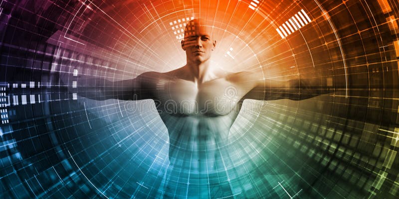 Abstract Business Intelligence and Data Technology Background vector illustration