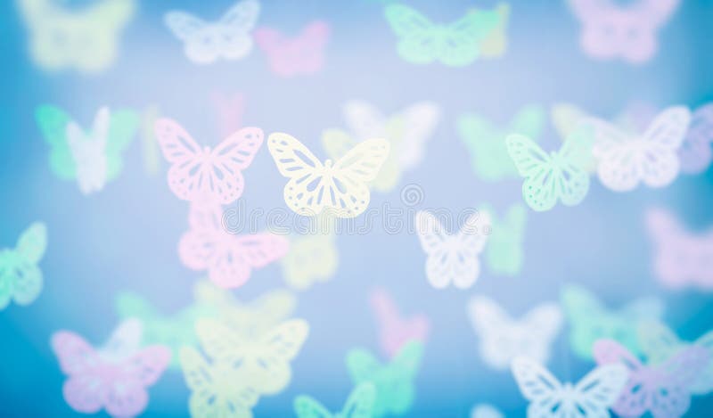 Abstract Butterfly Background Stock Photo - Image of group, beautiful:  99978670