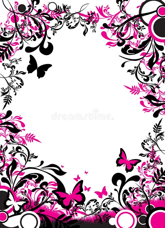 Abstract butterfly banner