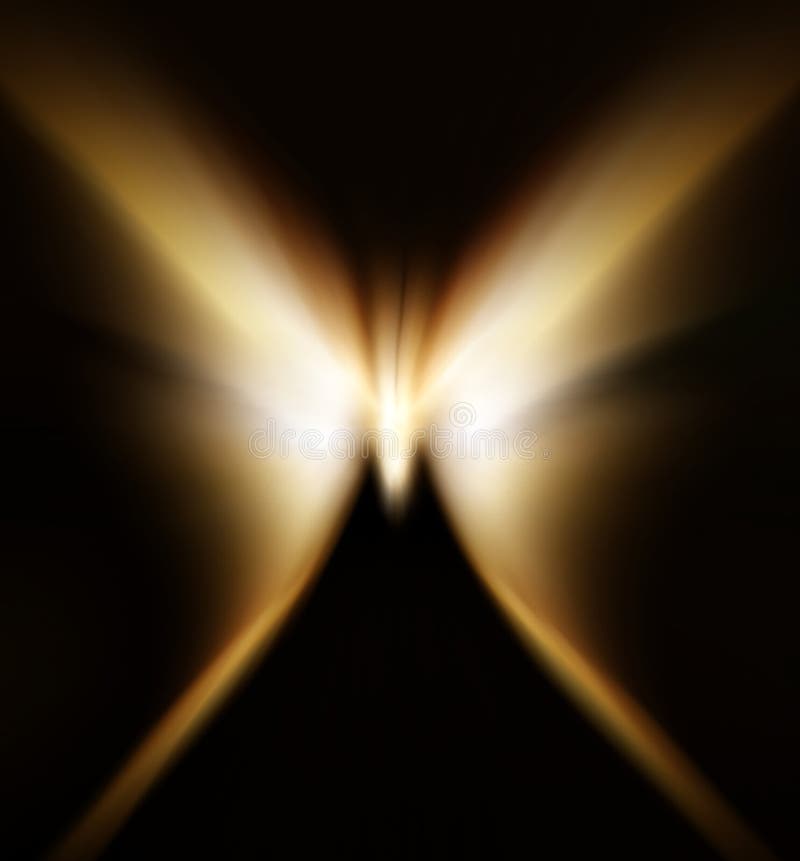 Abstract of a butterfly with zoom royalty free stock image