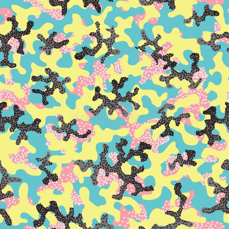 Seamless Floral Pattern Uniform Background Stock Illustrations – 1,473 ...