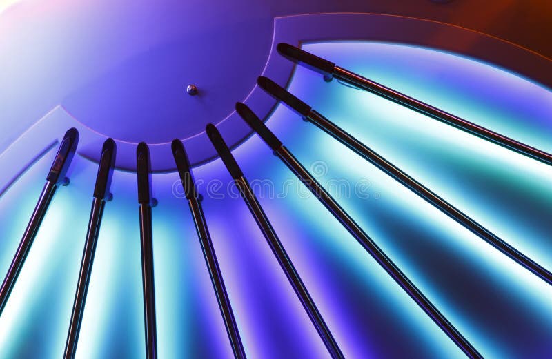 Abstract Ceiling Lights stock photo