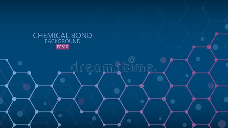 Abstract chemical bond background, science concept, vector illus royalty free illustration Abstract chemical bond background, science concept, vector illus royalty free illustration