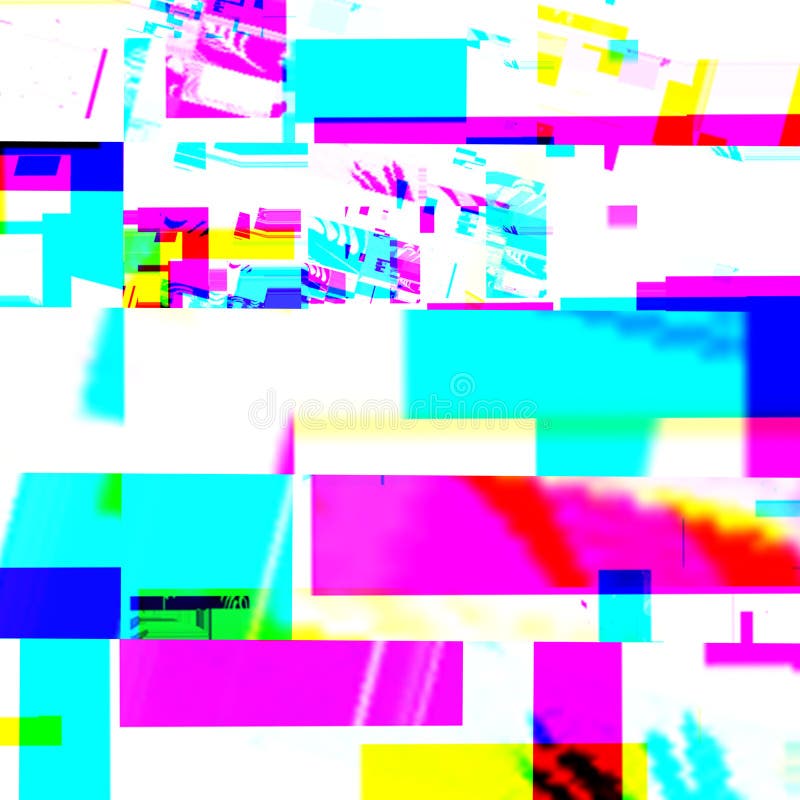 Abstract Chemical Glitching Effect. Random Digital Signal Error. Abstract  Contemporary Texture Background Colorful Pixel Mosaic Stock Illustration -  Illustration of glitched, error: 109938387