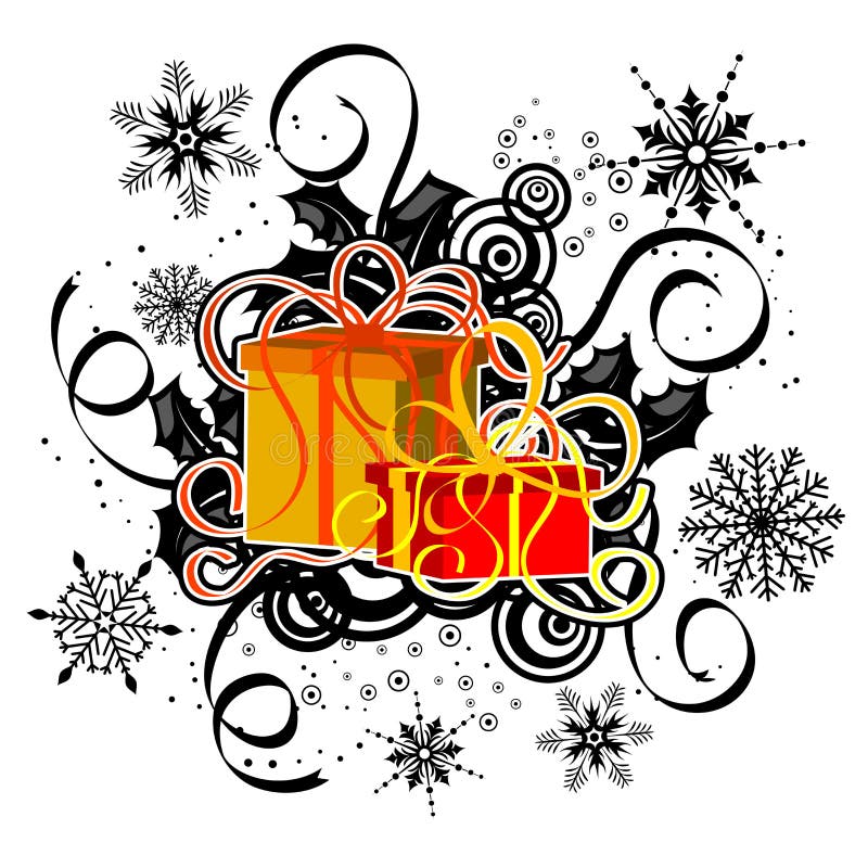 Abstract Christmas Design, Vector Stock Vector - Illustration of ...