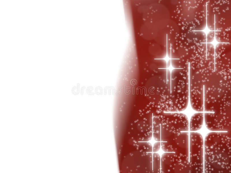 Abstract christmas design with white stars