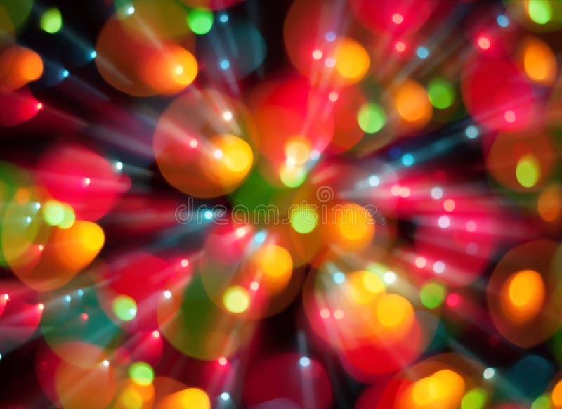 Abstract Christmas light background