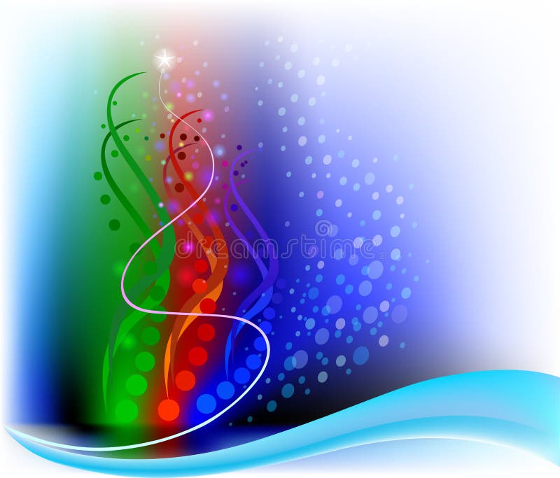 Abstract Christmas Tree