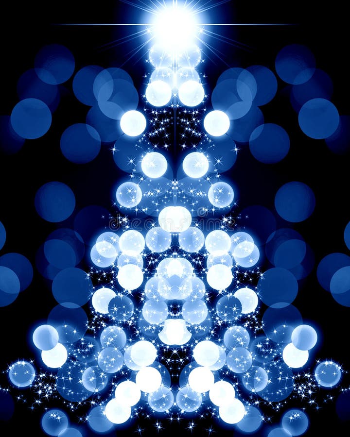 Abstract christmas tree