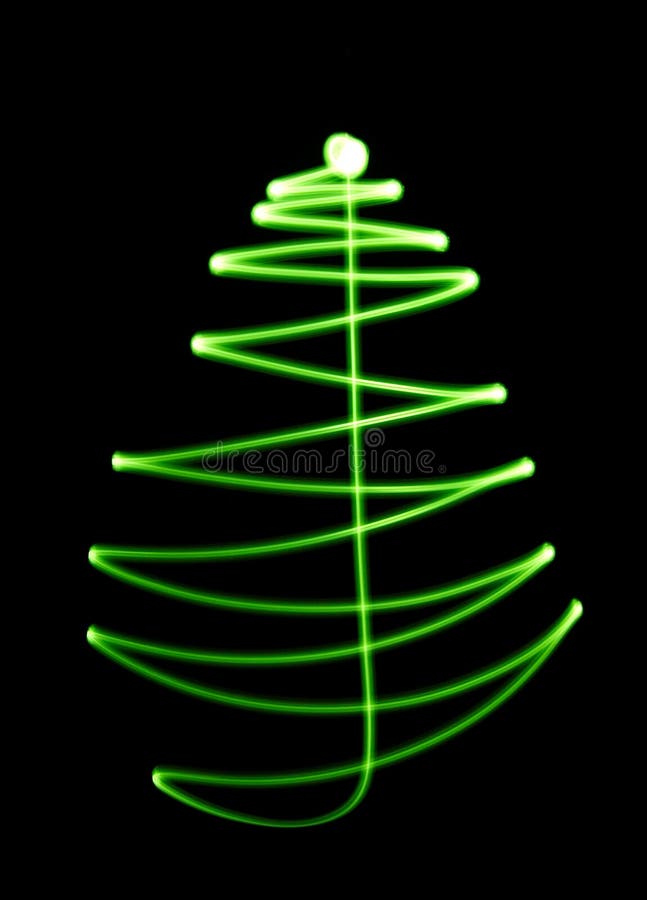 Abstract christmas tree