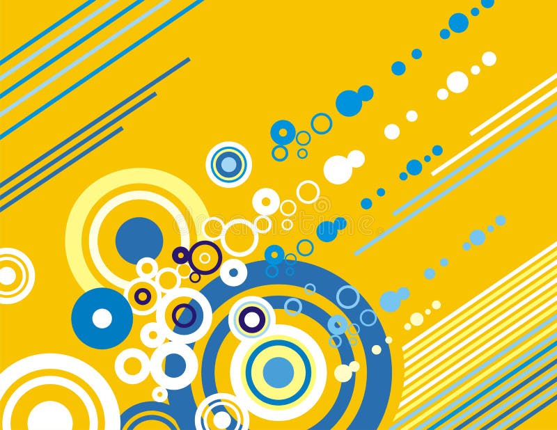 Abstract circle design stock illustration. Illustration of wallpaper