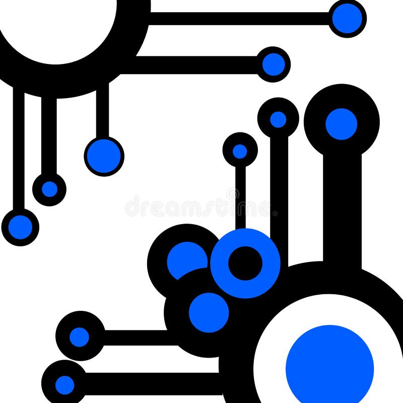 Abstract circles royalty free illustration