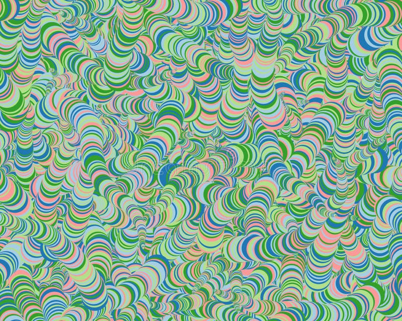 Abstract Circles Generative Art Background Illustration Stock