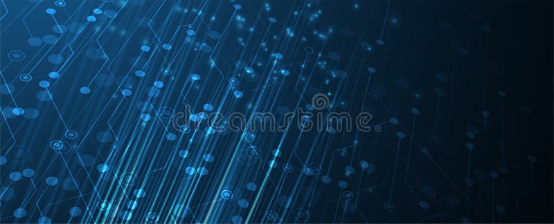 Abstract circuit board futuristic technology processing background