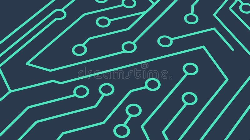 Abstract circuit board pattern. Tech digital design, vector design Generative AI vector illustration
