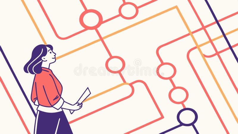 Abstract Circuit Board Pattern Technology Vector, vector design Generative AI vector illustration