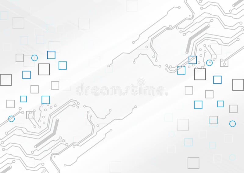 Abstract circuit technological background. Structure square pattern backdrop.illustration vector design stock illustration Abstract circuit technological background. Structure square pattern backdrop.illustration vector design stock illustration