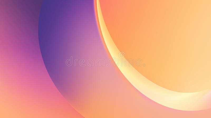 Abstract circular design featuring warm and cool gradient colors blending harmoniously royalty free stock photos