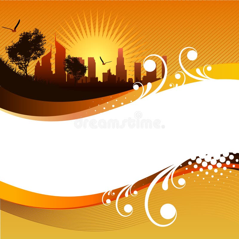 Abstract city background