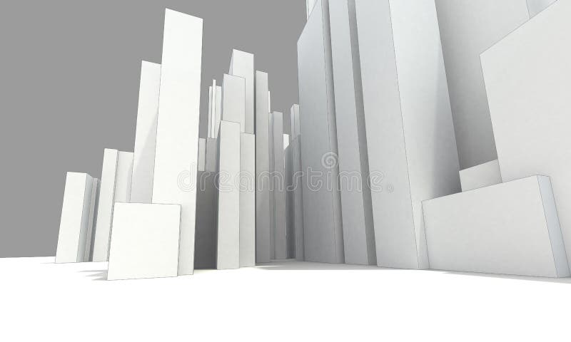 Abstract cityscape