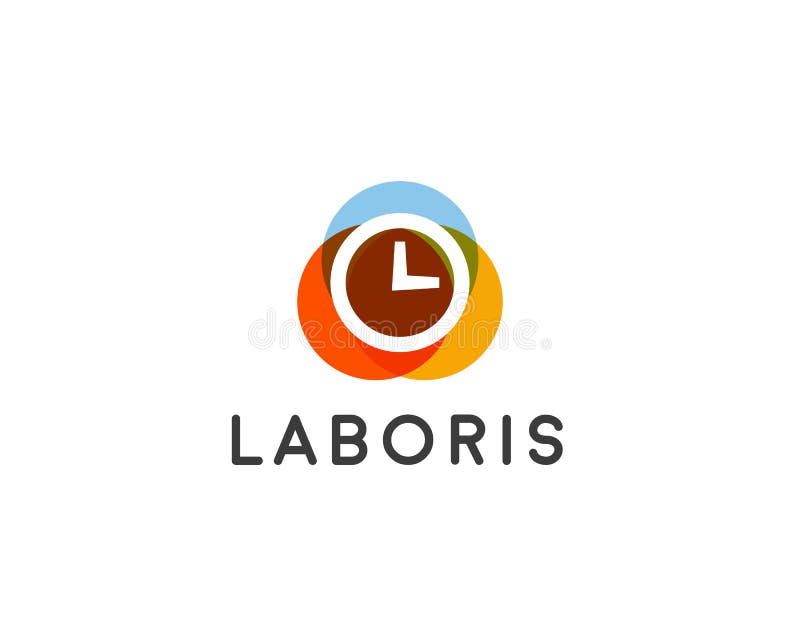 Abstract Clock Company Logo Design Template. Time Vector Logotype Stock Vector Illustration of