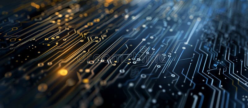 Abstract,close up of Mainboard Electronic computer background vector illustration