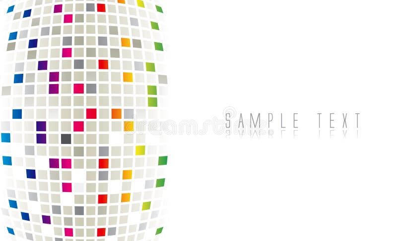 Abstract color background stock illustration