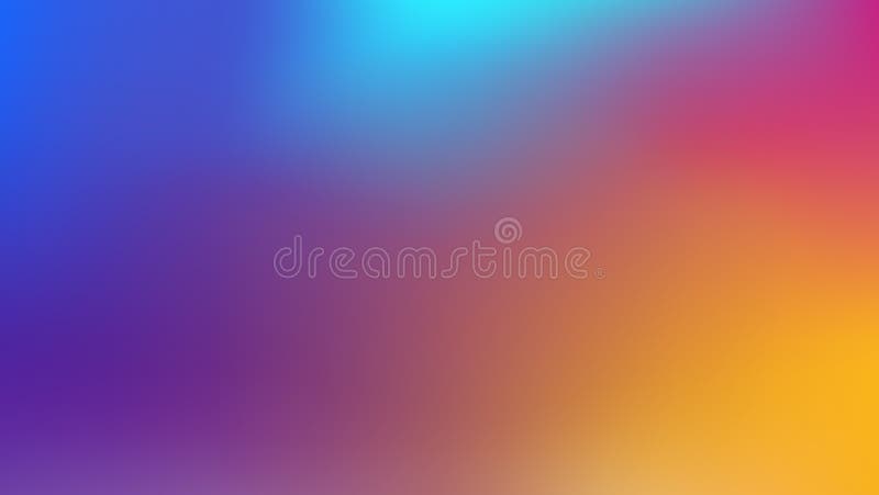 Abstract color gradient background with blank blurred and smooth multi color effect stock illustration