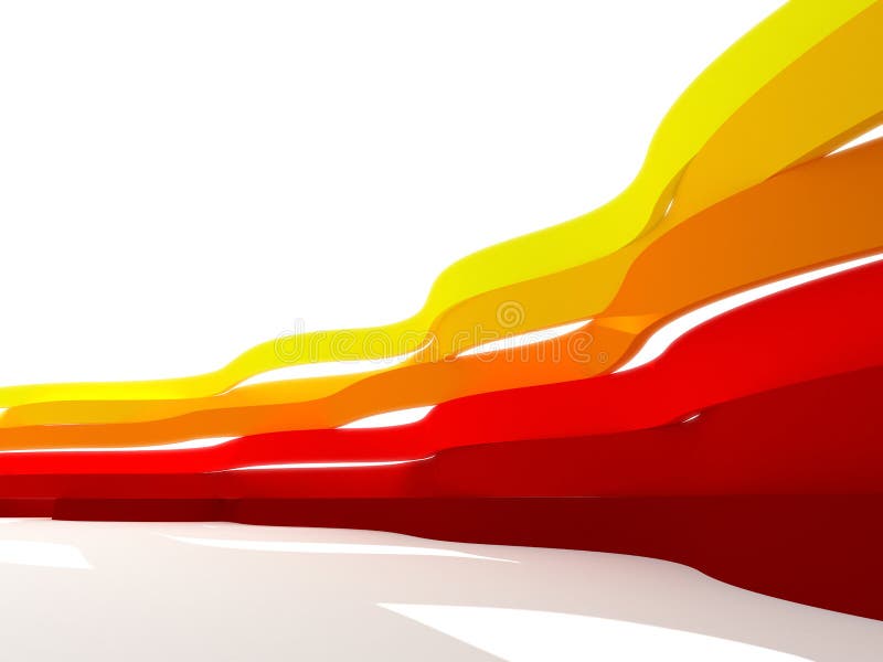 Abstract color lines vector illustration