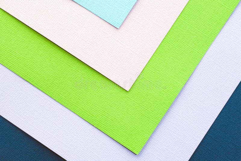 Abstract color papers geometry flat royalty free stock photo