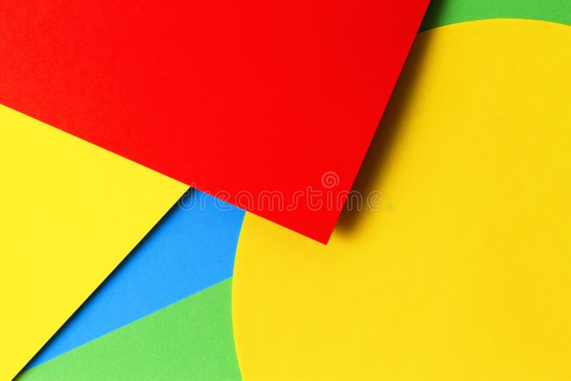 Abstract Colored Paper Texture Background. Minimal Geometric Shapes and  Lines in Yellow, Light Blue, Red, Green Colors Stock Photo - Image of  bauhaus, funky: 174354100