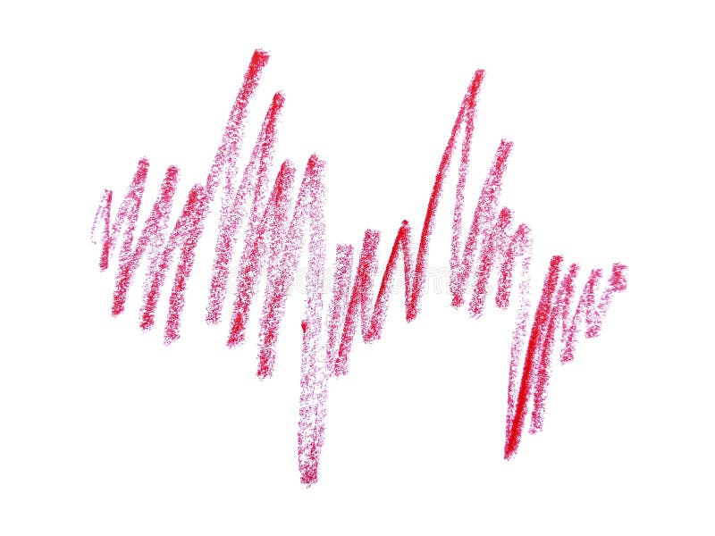 Abstract Colored Pencils on White Background. Colored Pencils Texture