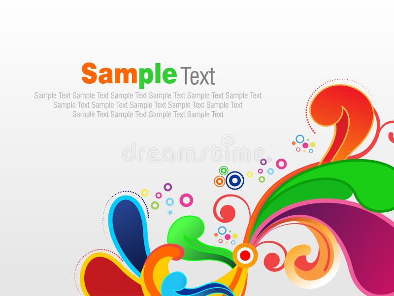Abstract colorful artistic explode background vector illustration