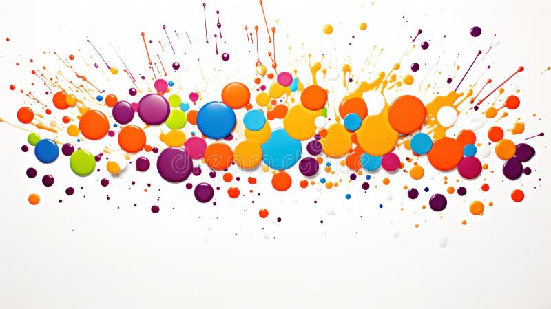 Fundal colorat abstract cu pete și ilustrații cu spline. creat cu ajutorul instrumentelor Web generative