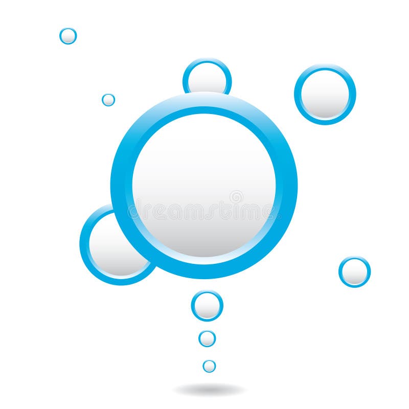 Abstract colorful background with circles.