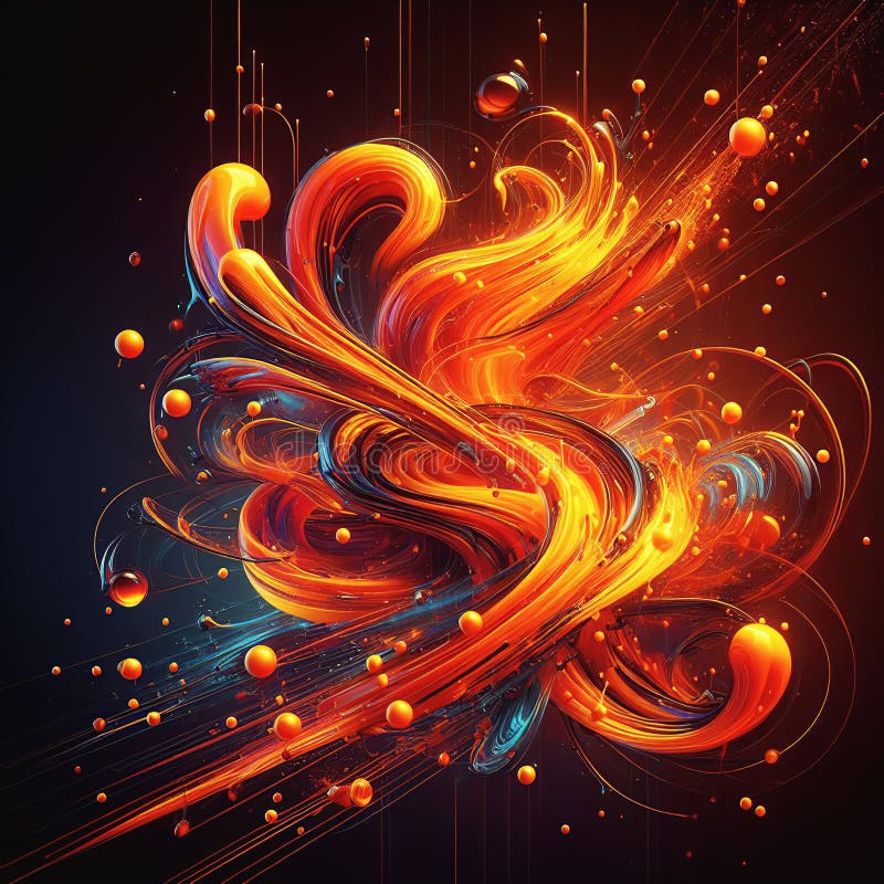 Abstract colorful background. 3d rendering vector illustration
