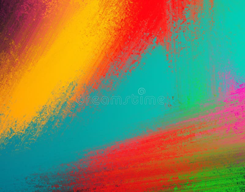 Abstract colorful background design in bold and bright blue red yellow green pink purple and gold