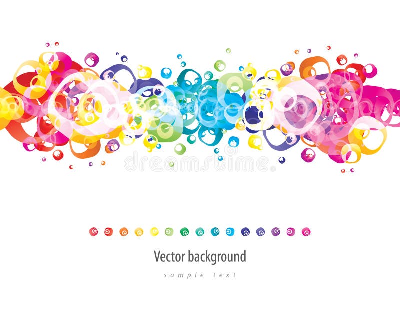 Abstract colorful background. Vector.