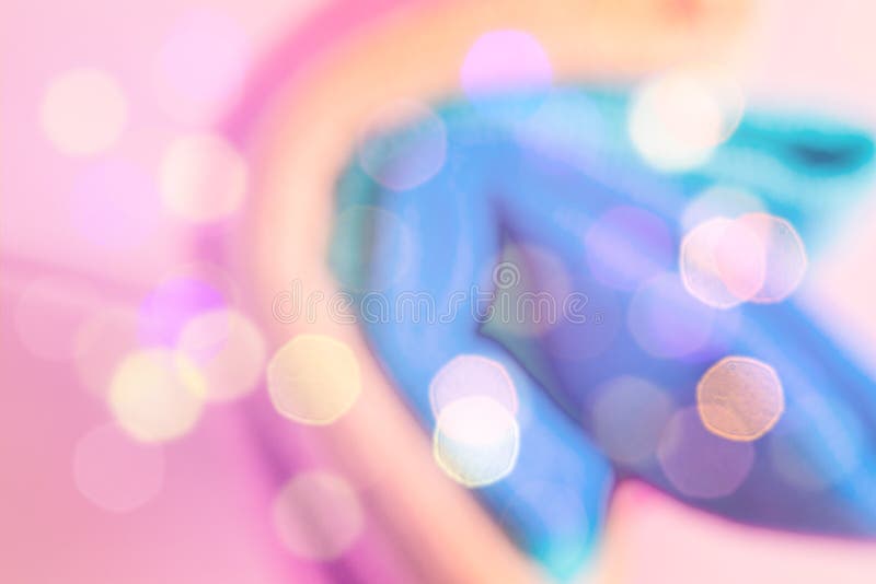 Abstract colorful blurred background. Unicorn