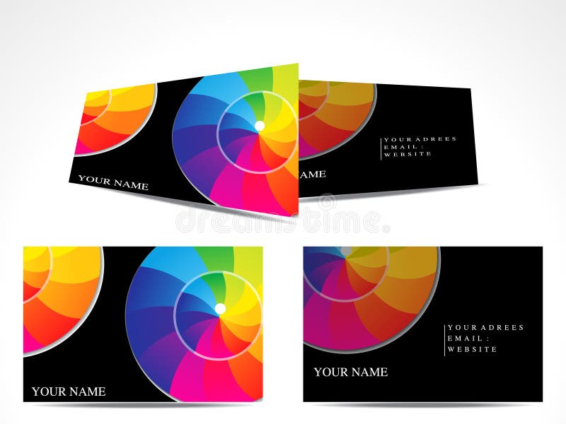 Business Card or Brochure Background Stock Vector Illustration of