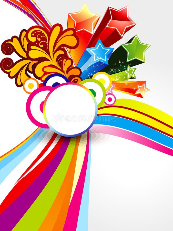 Abstract colorful explode wave background