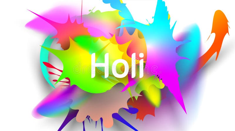 Abstract Colorful Explosion Powder Holi Color Festival Background for Copy  Space for Text. Use for Greetings, Invitation, Poster Stock Vector -  Illustration of decoration, india: 172309299